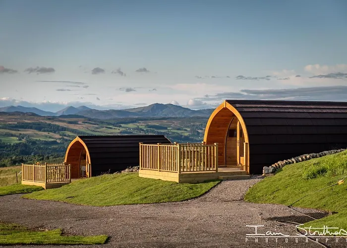 Benvrackie Luxury Glamping Pet Friendly Pod At Pitilie Pods
